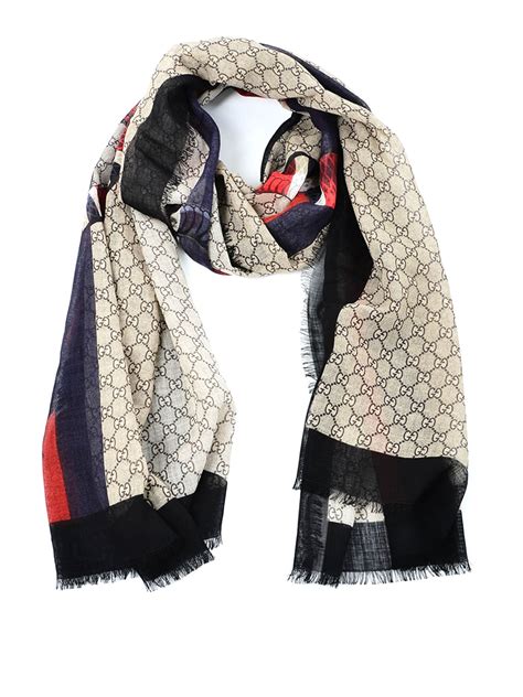 gucci iconic scarf|Gucci scarf clearance.